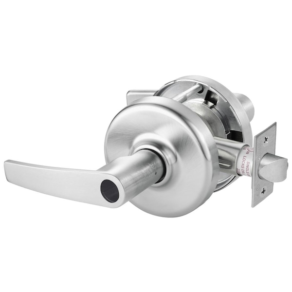 Grade 1 Store Door Cylindrical Lock, Armstrong Lever, Conventional Less Cylinder, Satin Chrome Finis